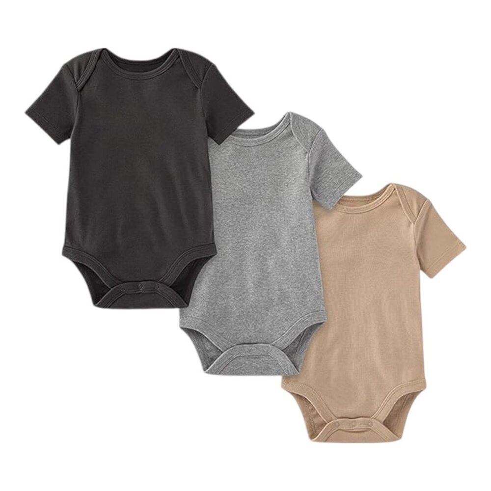 Burt's Bees Baby Bodysuits Organic Cotton 3-Pack
